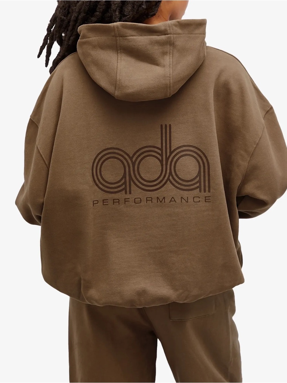Adanola Performance Oversized Hoodie in Brown